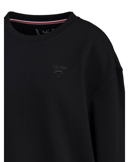 19V69 Italia by Versace Black Sweatshirt 'Sinja'