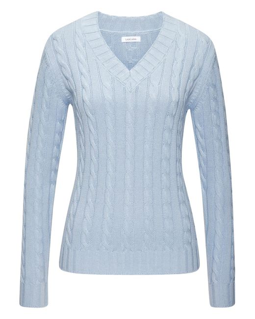 Lascana Blue Pullover