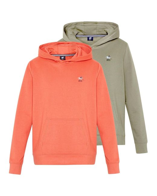 Polo Sylt Sweatshirt Basic in Orange für Herren