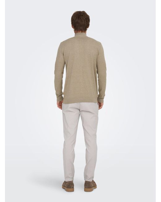 Only & Sons Pullover Onsloui in Natural für Herren