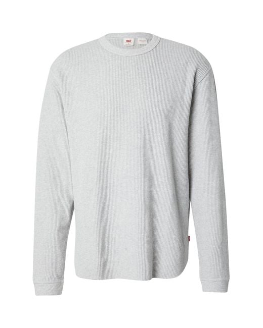 Levi's Levis Long Sleeve Relaxed Thermal Tee in Gray für Herren