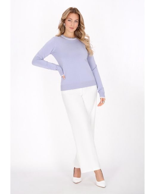 faina Purple Pullover