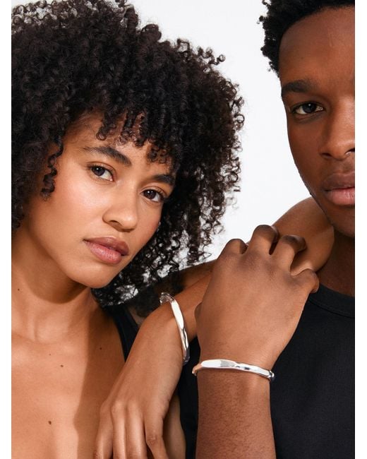 Pilgrim Armband Presence in White für Herren