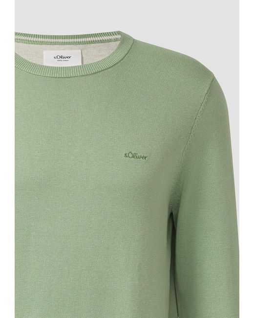 S.oliver Pullover in Green für Herren
