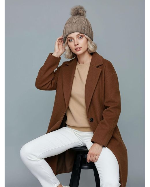 Neverless Brown Mütze Jule