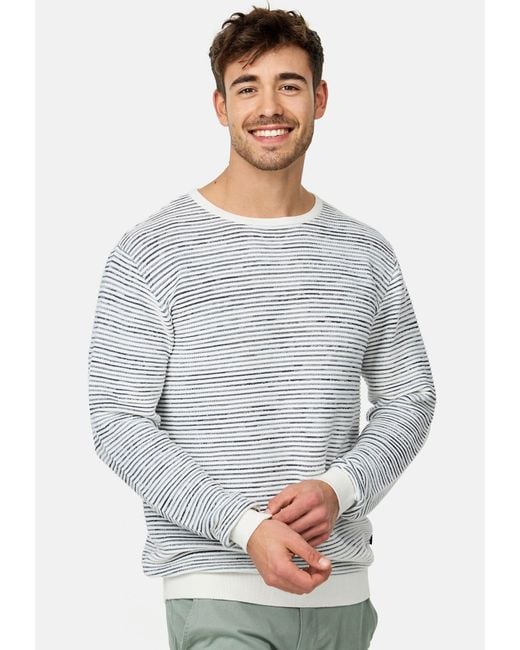 INDICODE Pullover Manfred in White für Herren