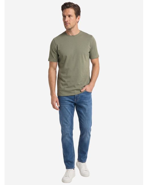 Redmond Shirt Basic in Green für Herren