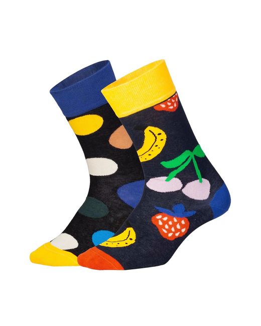 DillySocks Blue Socken Fruit Confetti