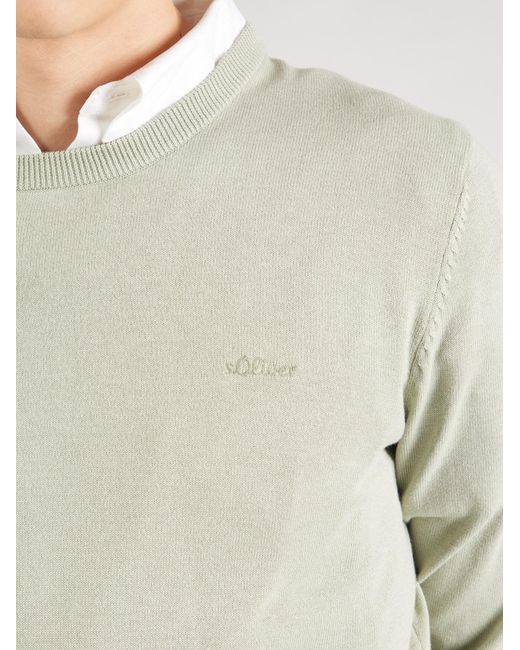 S.oliver Pullover in Green für Herren