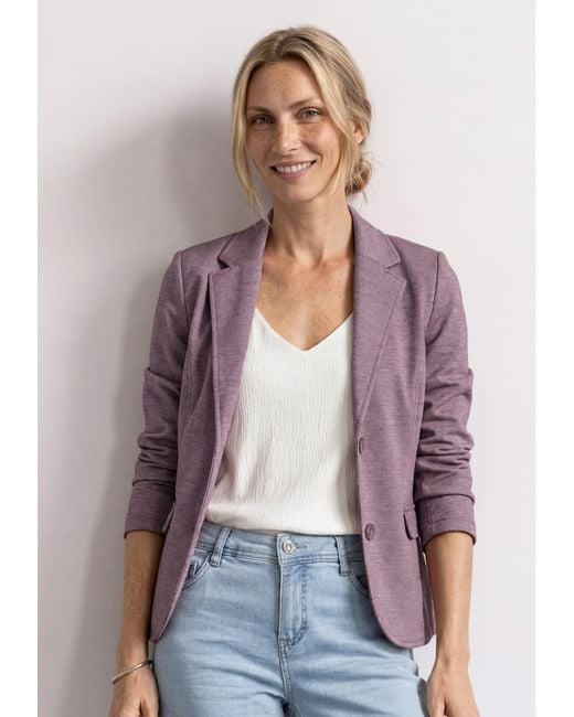 Street One Purple Basic Blazer