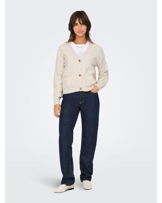 ONLY Natural Strickjacke 'Onlalvilda'