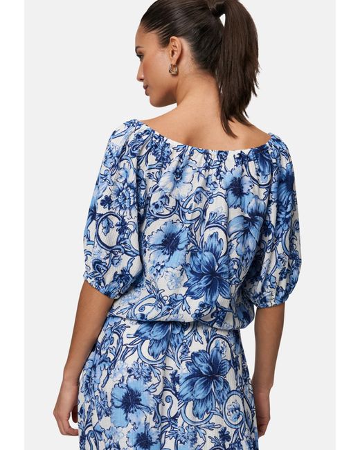 Zero Blue Bluse
