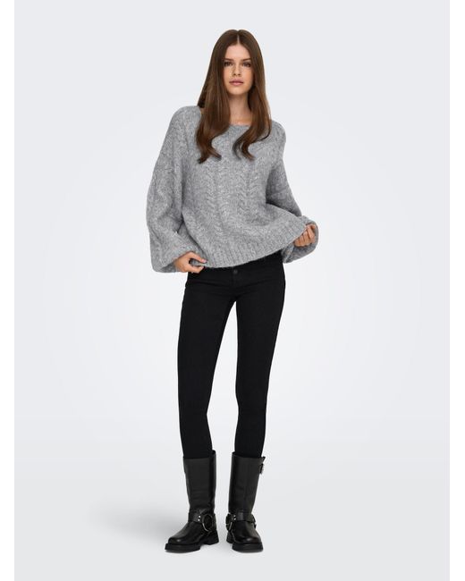 ONLY Gray Pullover Onlida