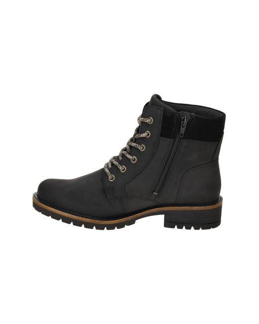 Ecco Black Schnürstiefelette