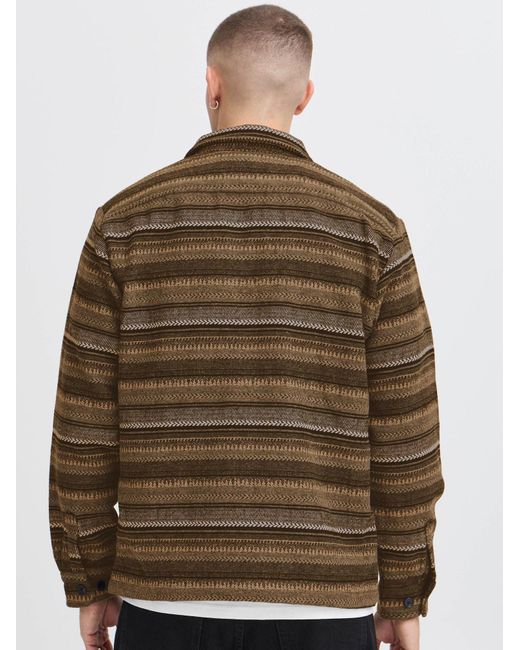 Solid Hemdjacke Micha in Brown für Herren