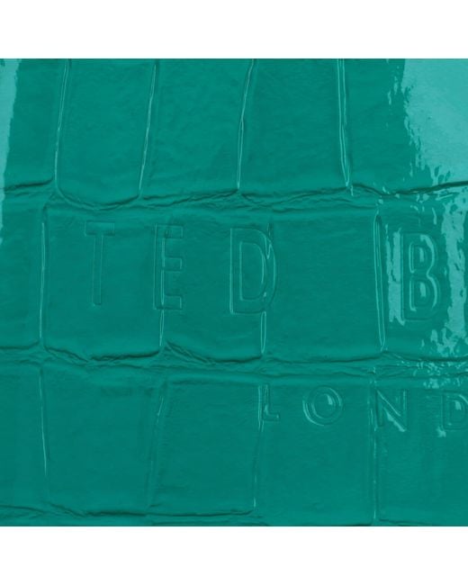Ted Baker Green Handtasche Croccon