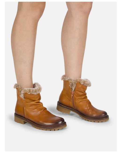 Felmini Brown Stiefelette Caster E324