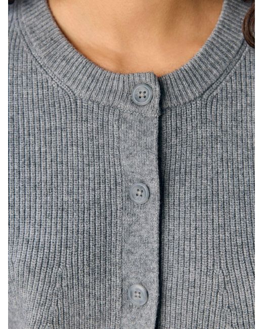 Object Gray Strickjacke
