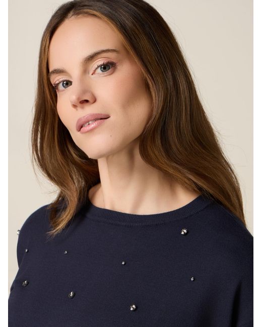 Oltre Blue Pullover
