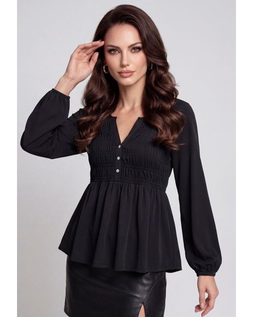 faina Black Bluse