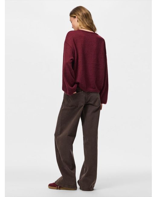 Pieces Purple Pullover Pcida