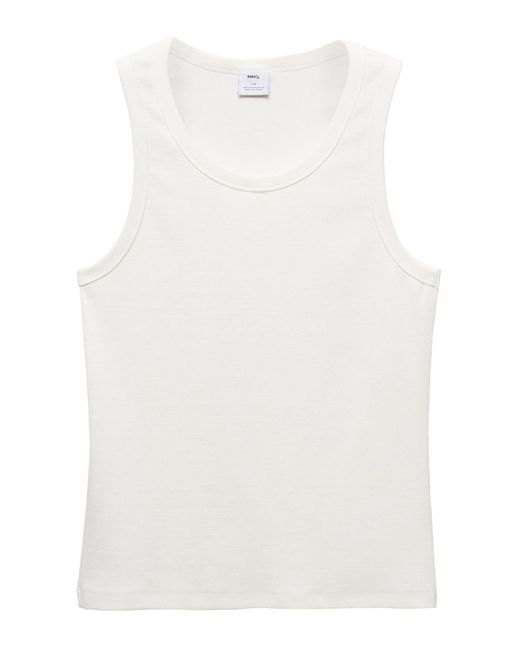 Mango Shirt 'delta' in White für Herren