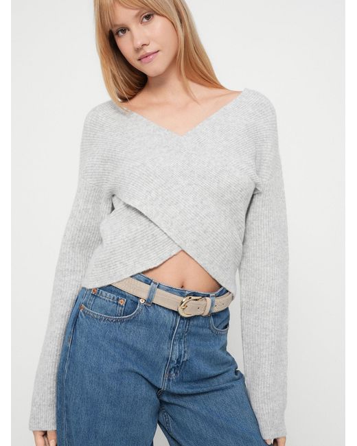 Pieces White Pullover Pcsilly