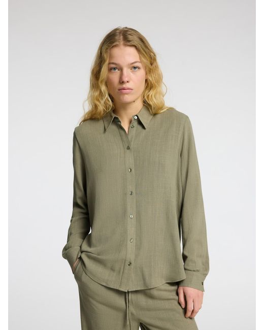 SELECTED Green Bluse 'Slfviva'