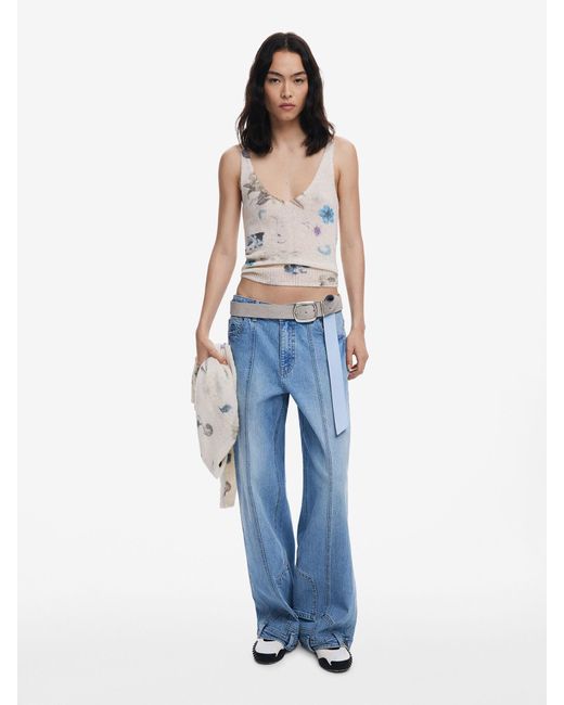 Desigual Gray Gürtel