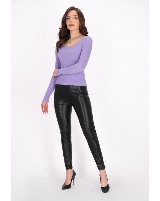 faina Purple Pullover 'Fashion Look'