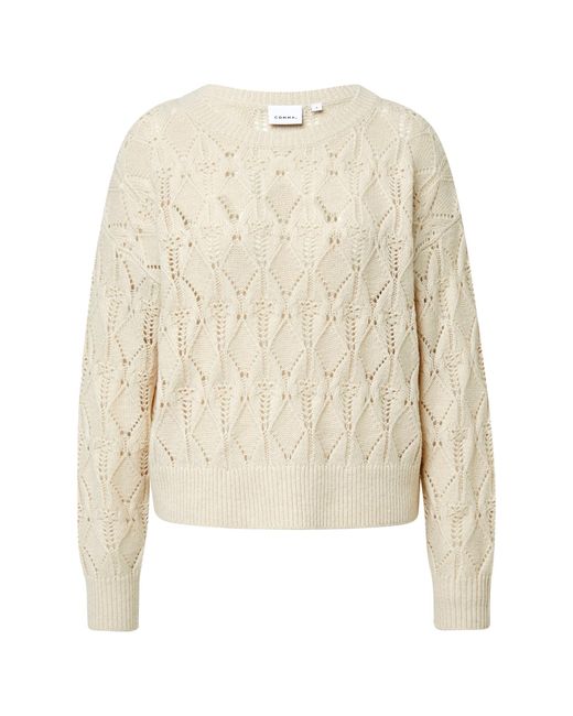 Comma, White Pullover