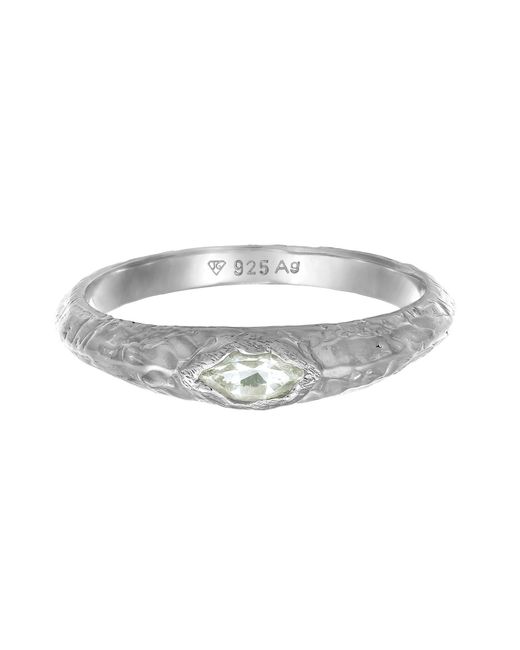 Haze & Glory Ring in White für Herren