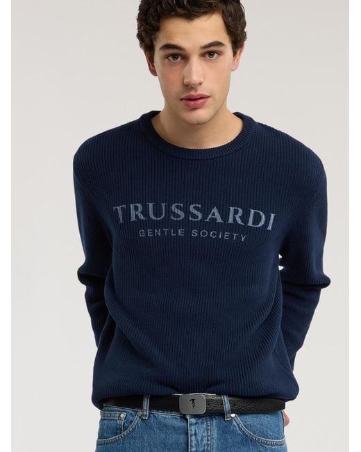 Trussardi Pullover in Blue für Herren