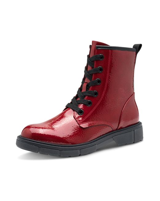 Marco Tozzi Red Schnürstiefelette