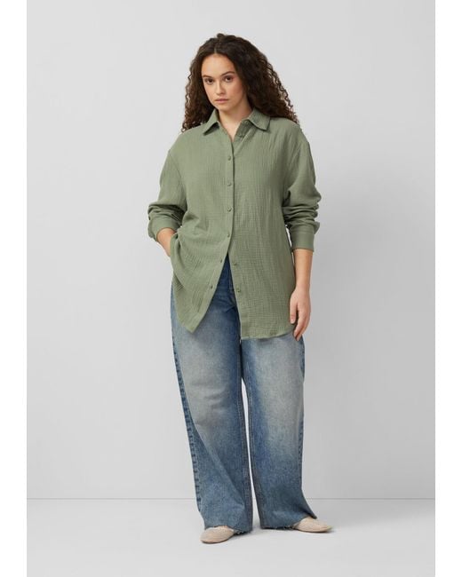 QS Green Bluse