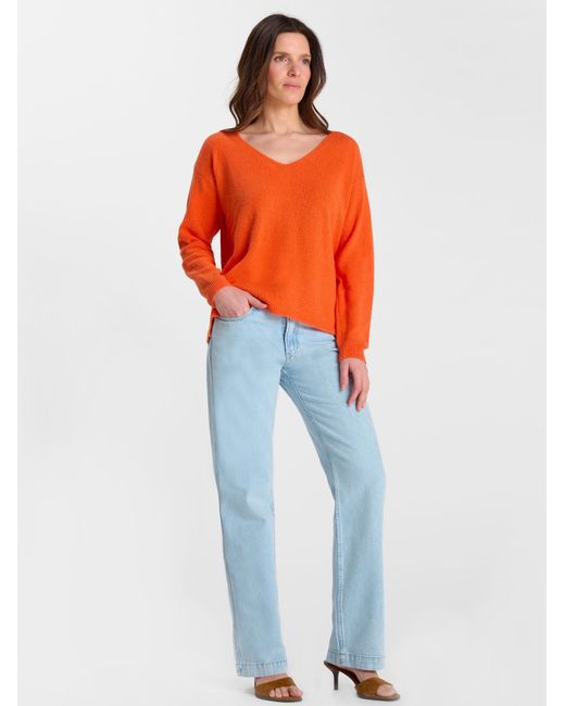 Le Temps Des Cerises Orange Pullover