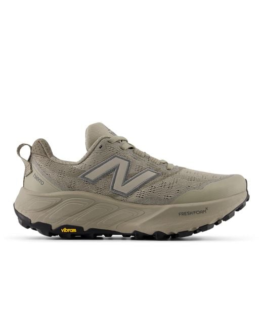 New Balance Gray Fresh Foam X Hierro V9 Trailrunning-Schuh