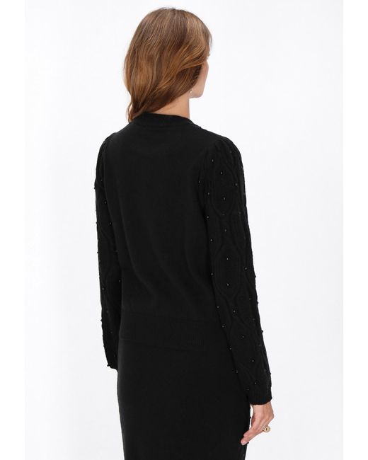 faina Black Pullover