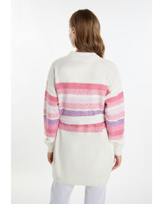 IZIA White Strickjacke