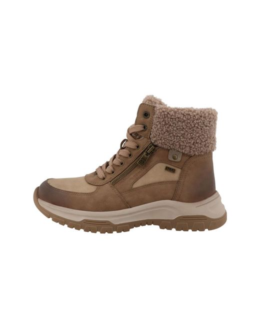 Tom Tailor Brown Schnürstiefelette