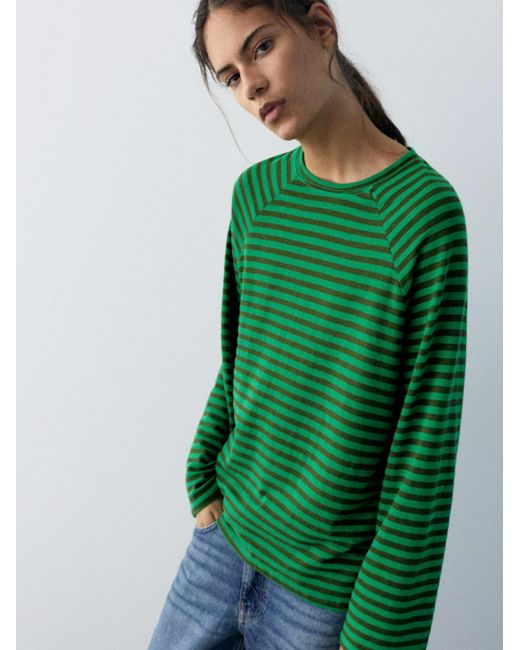 Pull&Bear Green Shirt