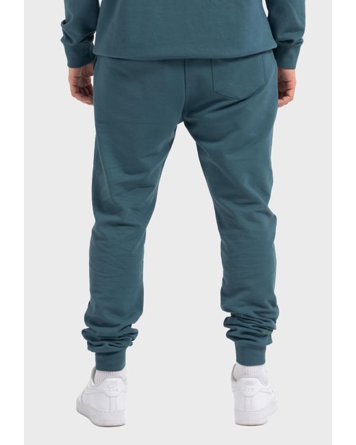 Oldskull Jogginghose Plain Basic in Blue für Herren