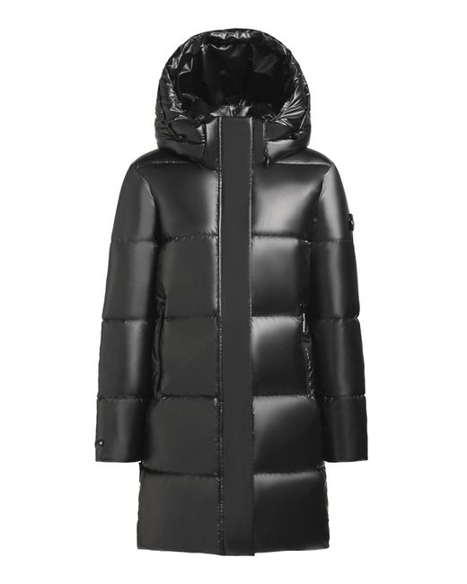 Khujo Black Steppmantel Haya Shiny-Ym