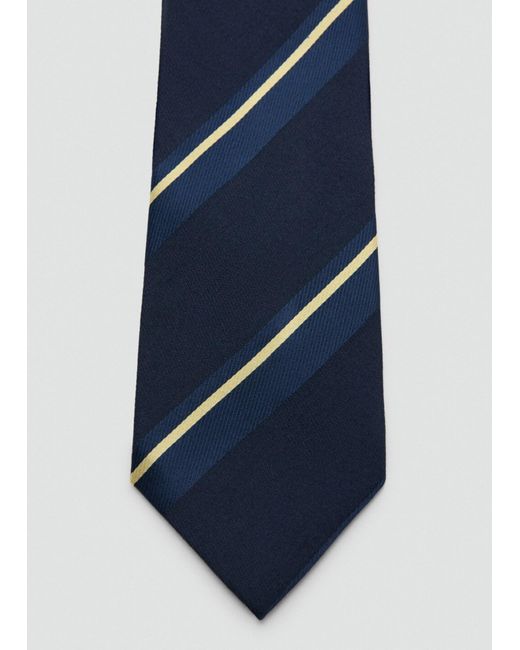 Mango Krawatte in Blue für Herren