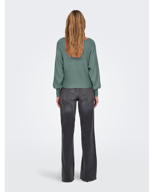 ONLY Green Pullover Onladaline