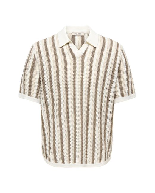 Only & Sons Pullover Onsthue in White für Herren