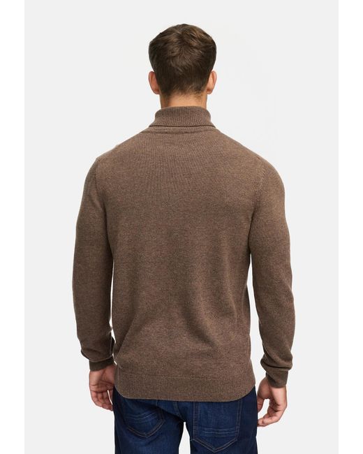 INDICODE Pullover Inmargous in Brown für Herren