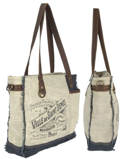 Sunsa Metallic Shopper
