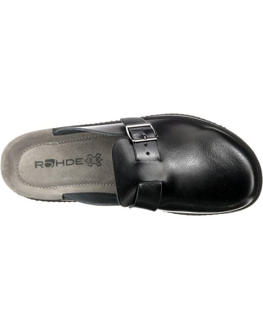 Rohde Clogs Soltau in Black für Herren