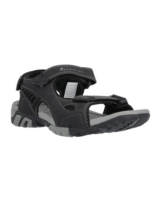 Whistles Black Sandale Tegale